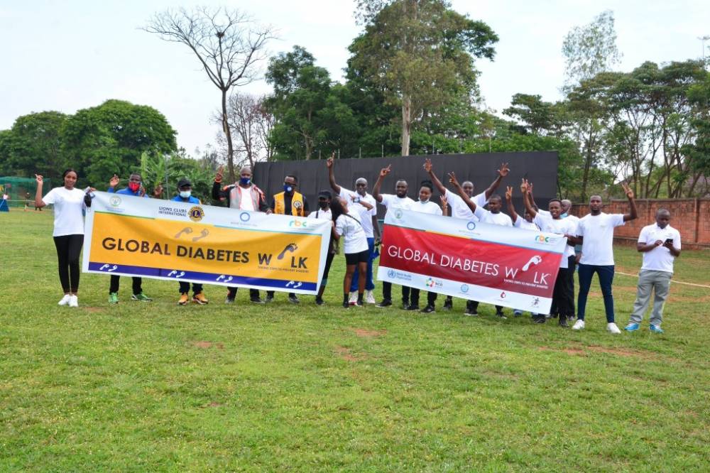 The Diabetes Walk: Rwandans Warned on diet, exercise, alcohol